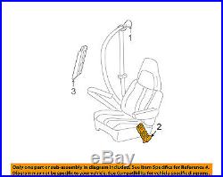 GM OEM Front Seat Belt-Buckle Left 19181644