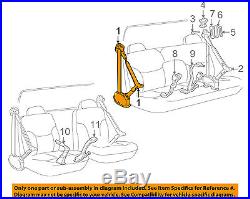 GM OEM Front Seat-Belt & Buckle Retractor Right 12376732
