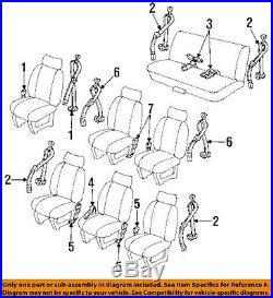 GM OEM Front Seat-Belt & Buckle Retractor Right 12510648