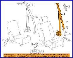 GM OEM Front Seat-Belt & Buckle Retractor Right 19330294