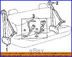 GM OEM Rear Seat Belt-Belt & Buckle Retractor Left 12380539