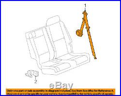 GM OEM Rear Seat Belt-Belt & Buckle Retractor Left 19260312