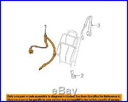 GM OEM Rear Seat Belt-Belt & Buckle Retractor Right 19177473