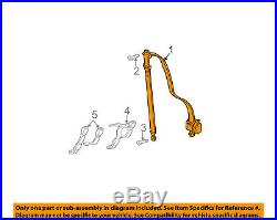GM OEM Rear Seat Belt-Belt & Buckle Retractor Right 89022609