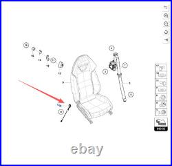 Genuine Fit Lamborghini Seat Belt Buckle Left Side PN-4T0857755 Genuine Fit Lamborghini Seat Belt Buckle Left Side PN-4T0857755