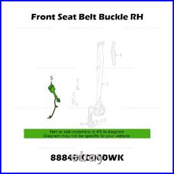 Genuine? Front Seat Belt Buckle RH 88840K0000WK for Kia Soul 2020 2021