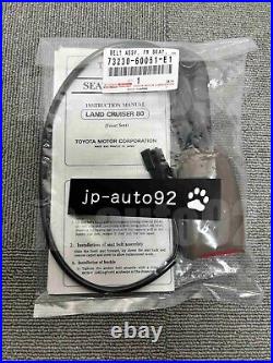 Genuine Toyota Lancre 80 Land Cruiser HDJ81V HZJ81V J8 Driver's seat belt buckle