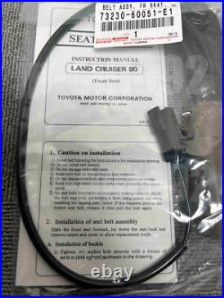 Genuine Toyota Lancre 80 Land Cruiser HDJ81V HZJ81V J8 Driver's seat belt buckle