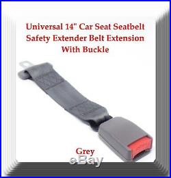 Grey Universal 14 Car Seat Seatbelt Safety Extender Belt Extension With Buckle