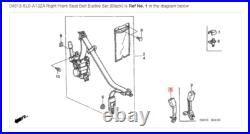 HONDA ACURA GENUINE OEM NSX Right Front Seat Belt Buckle Set (Black) Seat Belts