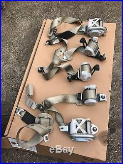 HONDA OEM 13-16 Accord Front Rears Seat-Belt & Buckle Retractors All 5 Together