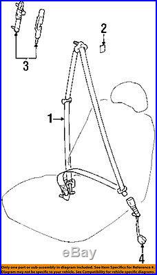 HYUNDAI OEM 00-01 Tiburon Front Seat-Belt & Buckle Retractor Right 8888027752LK