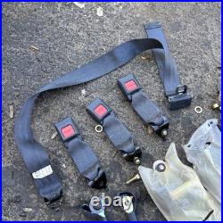 Honda CIVIC IV 88-91 Left Right Side Front Rear Seat Belts With Buckle Full OEM