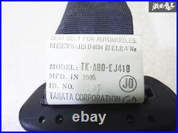 Honda Integra DC5 Type R OEM Rear Seat Belt Harness Buckle Catch Set from japan