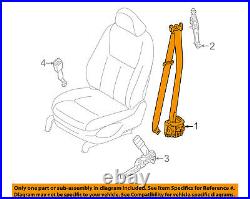 Infiniti NISSAN OEM Q50 Front Seat-Belt & Buckle Retractor Right 868844HB0C