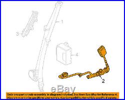 JAGUAR OEM 04-07 XJ8 Front Seat Belt-Buckle Right C2C32972AEK