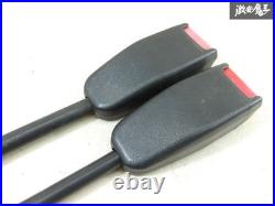 JDM Honda Integra DA5 Genuine Front Seat Belt Buckle Catches Pair 37cm Used
