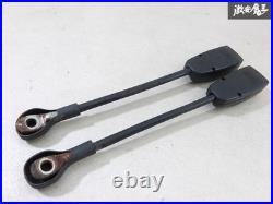 JDM Honda Integra DA5 Genuine Front Seat Belt Buckle Catches Pair 37cm Used