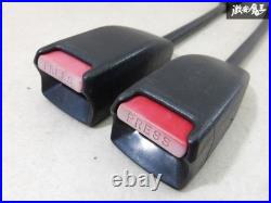 JDM Honda Integra DA5 Genuine Front Seat Belt Buckle Catches Pair 37cm Used