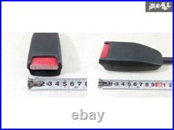 JDM Honda Integra DA5 Genuine Front Seat Belt Buckle Catches Pair 37cm Used
