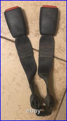 Jeep TJ Wrangler Rear Seat Belt Center Dual Buckles 97-06 #10 Free Ship