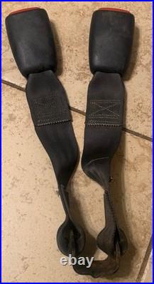 Jeep TJ Wrangler Rear Seat Belt Center Dual Buckles 97-06 #10 Free Ship