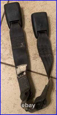 Jeep TJ Wrangler Rear Seat Belt Center Dual Buckles 97-06 #10 Free Ship