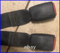 Jeep TJ Wrangler Rear Seat Belt Center Dual Buckles 97-06 #10 Free Ship