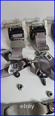 Lot Chevrolet Cobalt All Rear Seat Safety Belt Retractors & Buckles Gray Used