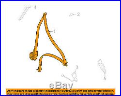 MITSUBISHI OEM 2002 Lancer Front Seat-Belt & Buckle Retractor Right 7000B521