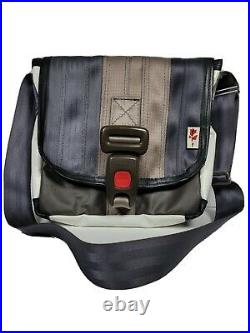 Mariclaro Messenger Bag Purse Recycled Seat Belt Buckle Car Parts Mari Cla Ro