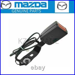 Mazda Genuine Front Left Driver Seat Belt Buckle Receiver Lock Black NEW