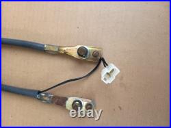 Mazda Rx 7 FC Seat Belt Buckle Clip Latch Black Pair