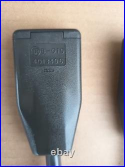 Mazda Rx 7 FC Seat Belt Buckle Clip Latch Black Pair