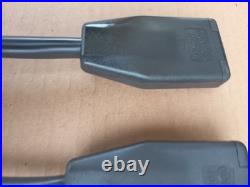 Mazda Rx 7 FC Seat Belt Buckle Clip Latch Black Pair