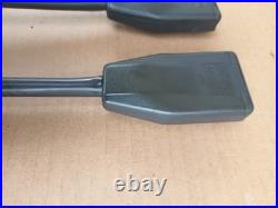 Mazda Rx 7 FC Seat Belt Buckle Clip Latch Black Pair