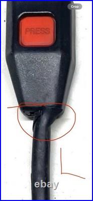 Mazda Rx 7 Series 5 FC 1989 1991 Seat Belt Buckle Clip Latch Black Pair