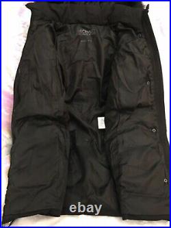 Michael Kors Black Seat Belt Buckle Puffer Coat W Removable Hood NWT Medium