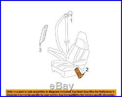 NEW OEM GM Driver Front Seat Belt Buckle Neutral 19181643 Express Savana 2003-14