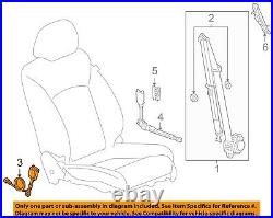 NEW OEM GM Front Seat Belt Buckle Black 19299035 Cruze 11-15 Verano 12-17