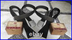 NOS Ford Thunderbird Lincoln Mercury Trucks Rare Black Front Seat Belts FoMoCo 2