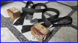 NOS Ford Thunderbird Lincoln Mercury Trucks Rare Black Front Seat Belts FoMoCo 2