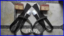 NOS Ford Thunderbird Lincoln Mercury Trucks Rare Black Front Seat Belts FoMoCo 2