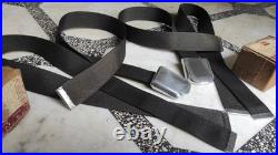 NOS Ford Thunderbird Lincoln Mercury Trucks Rare Black Front Seat Belts FoMoCo 2