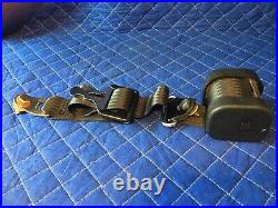 NOS Mercedes W116 W123 (73-79) US Front Seat Belt withNotched Buckle OE 1238600385