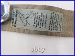 NOS OEM Ford 1990 1991 1992 Mustang Grey Rear Seat Belt Retractor Buckle