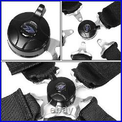 NRG 5-Point SFI 16.1 Cam Lock Buckle 3 Wide Racing Seat Belt Harness SBH-B6PCBK