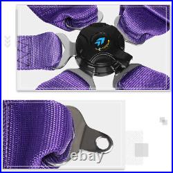NRG SBH-B6PCPP SFI 16.1 Cam-Lock Buckle 5-Point Racing Harness Seat Belt Purple NRG SBH-B6PCPP SFI 16.1 Cam-Lock Buckle 5-Point Racing Harness Seat Belt Purple