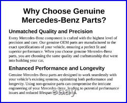 New Genuine Mercedes-Benz Seat Belt Buckle Assembly OE 1078603169