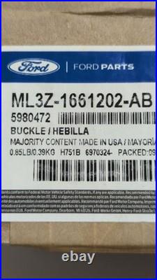 New OEM Ford Front Seat Belt Buckle 2021-2025 F150 Raptor RH ML3Z-1661202-AB